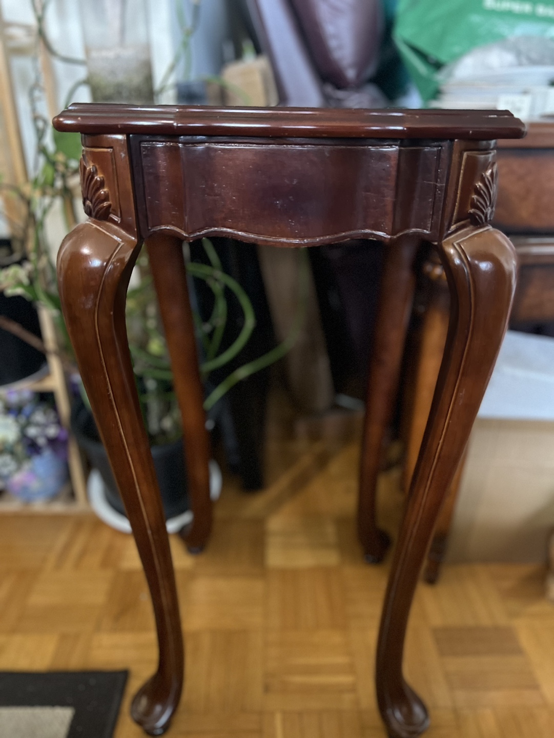 Antique Wooden Accent Table - photo 2