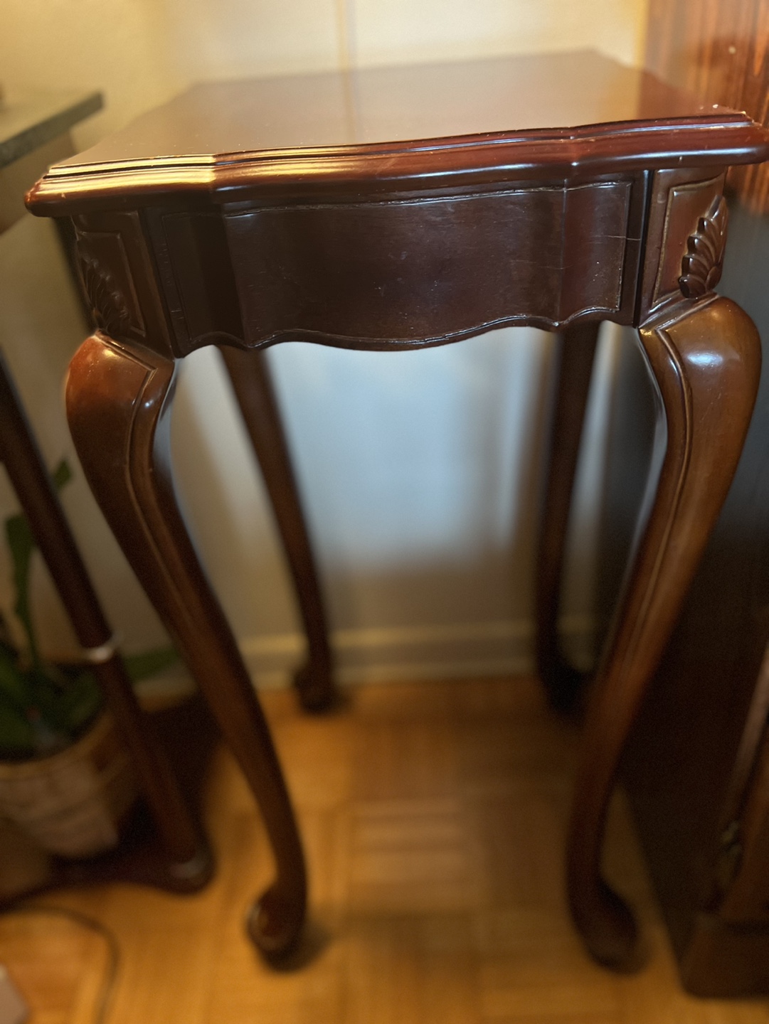 Antique Wooden Accent Table - photo 3