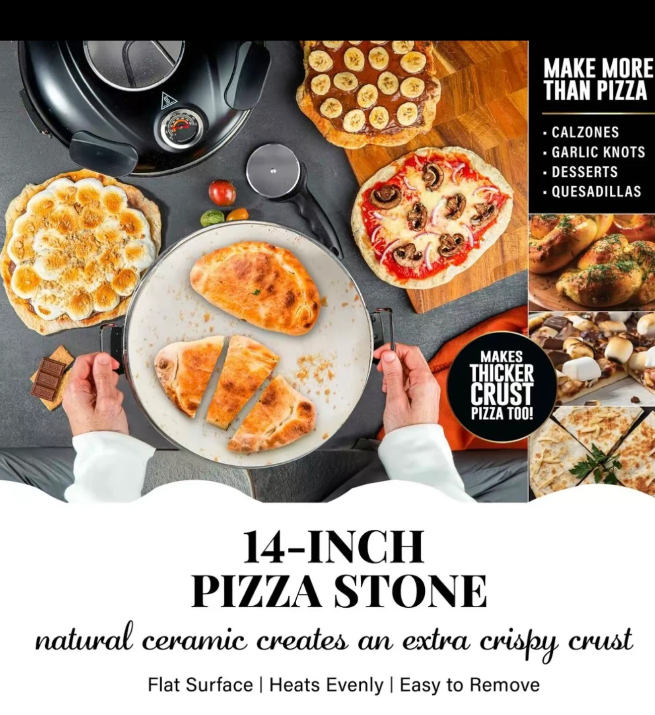 GraniteStone Piezano XL Extra Large Pizza Oven - photo 3