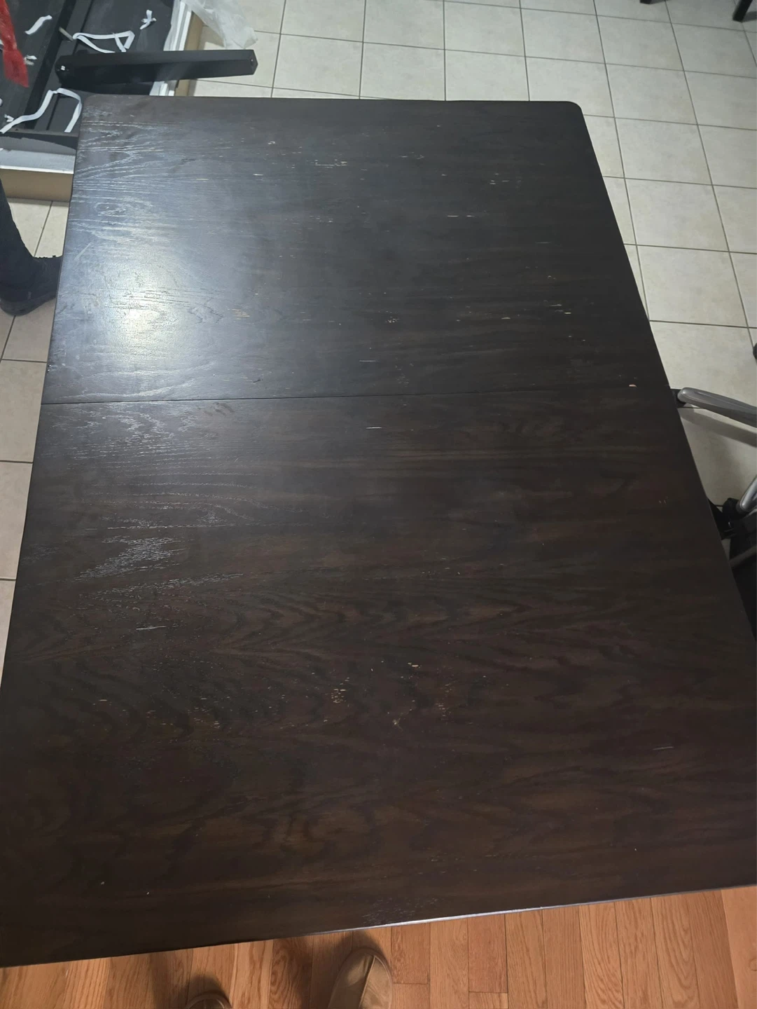 Dark Wood Dining Table