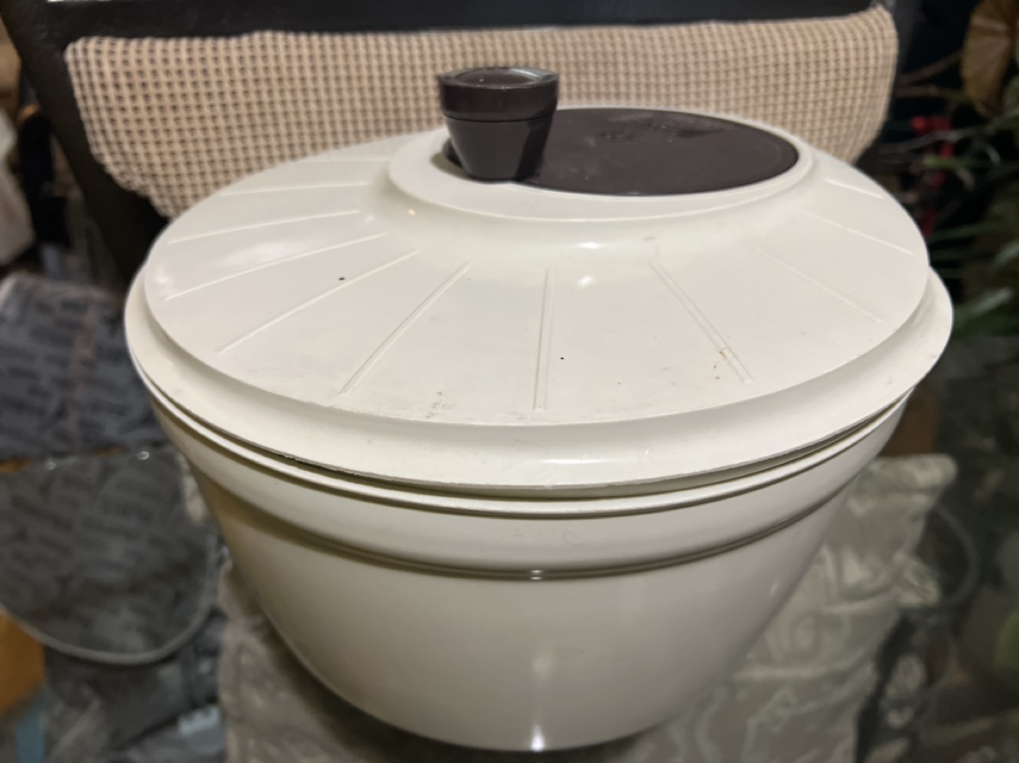 New-White Salad Spinner