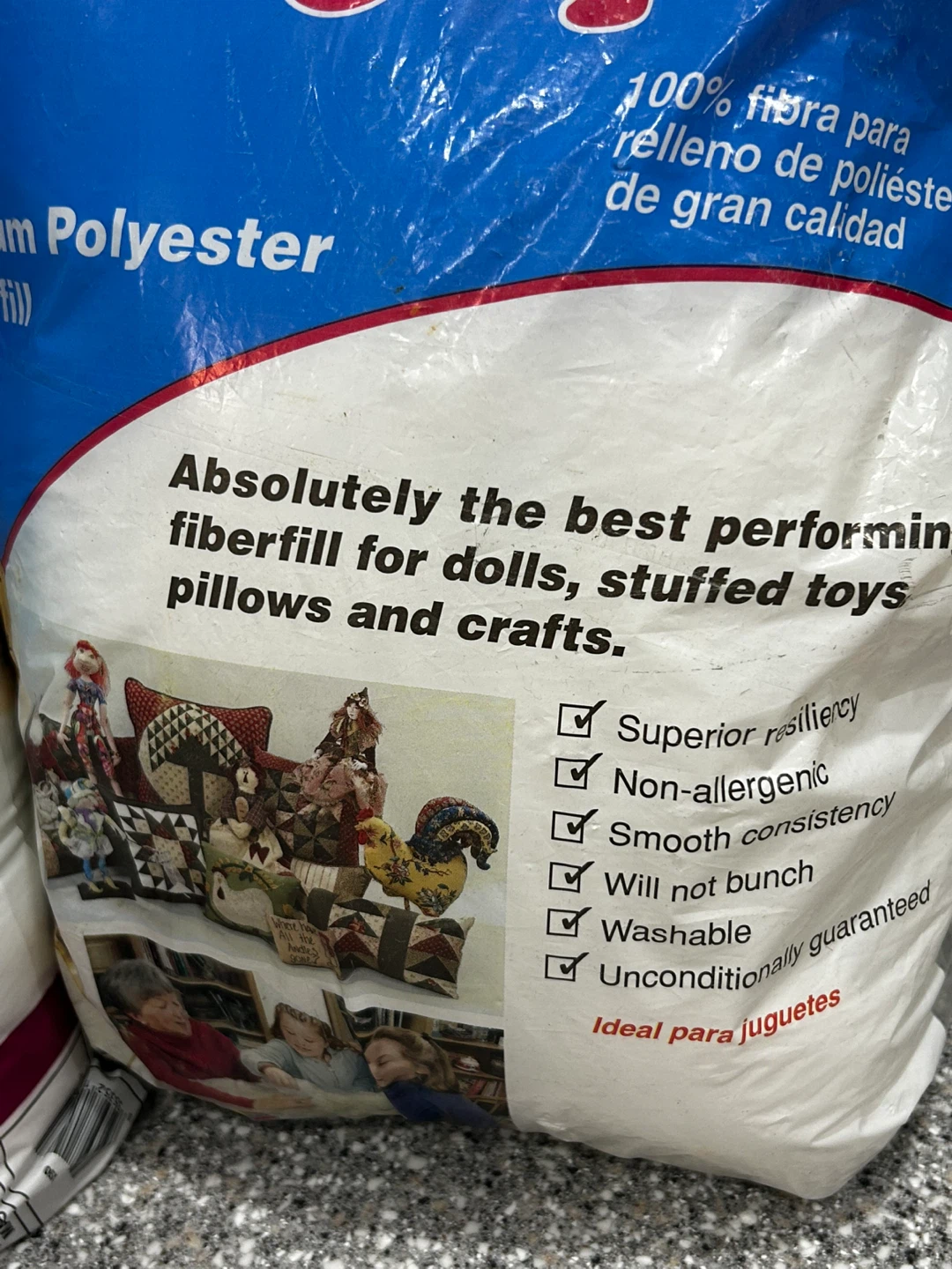 Poly-Fil Batting + Stuffing Bundle (New)🥕 - photo 3