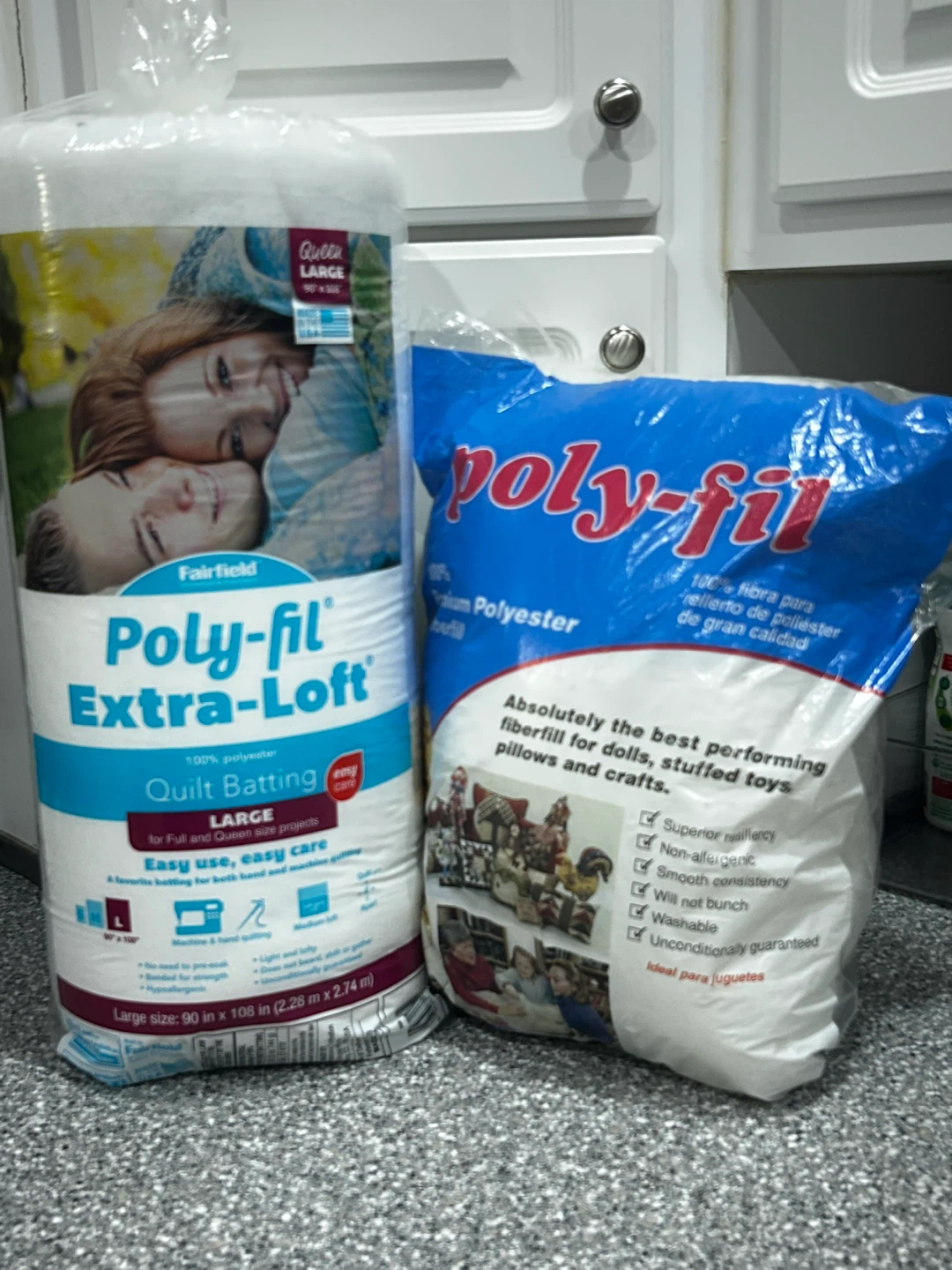 Poly-Fil Batting + Stuffing Bundle (New)🥕