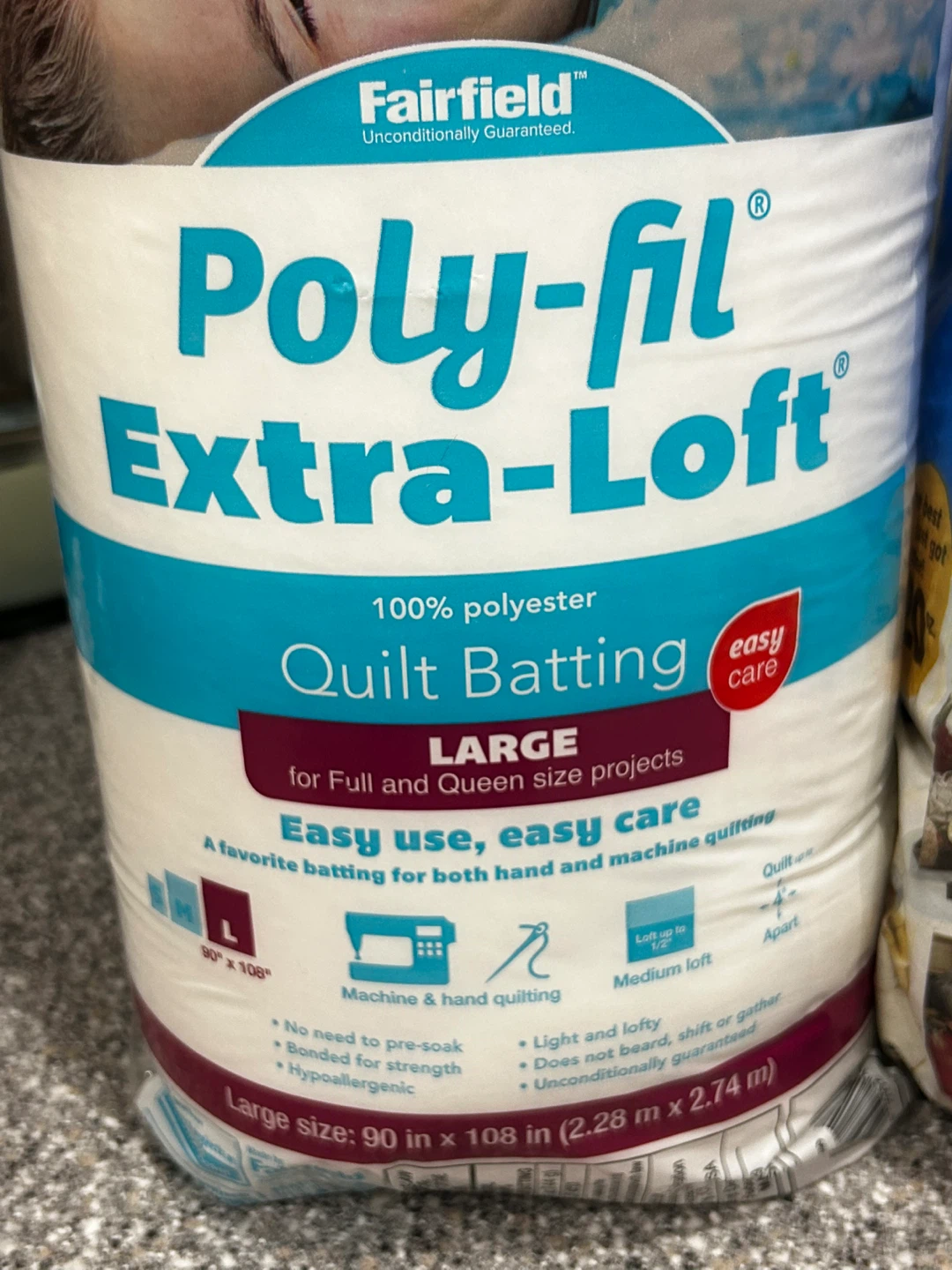 Poly-Fil Batting + Stuffing Bundle (New)🥕 - photo 2