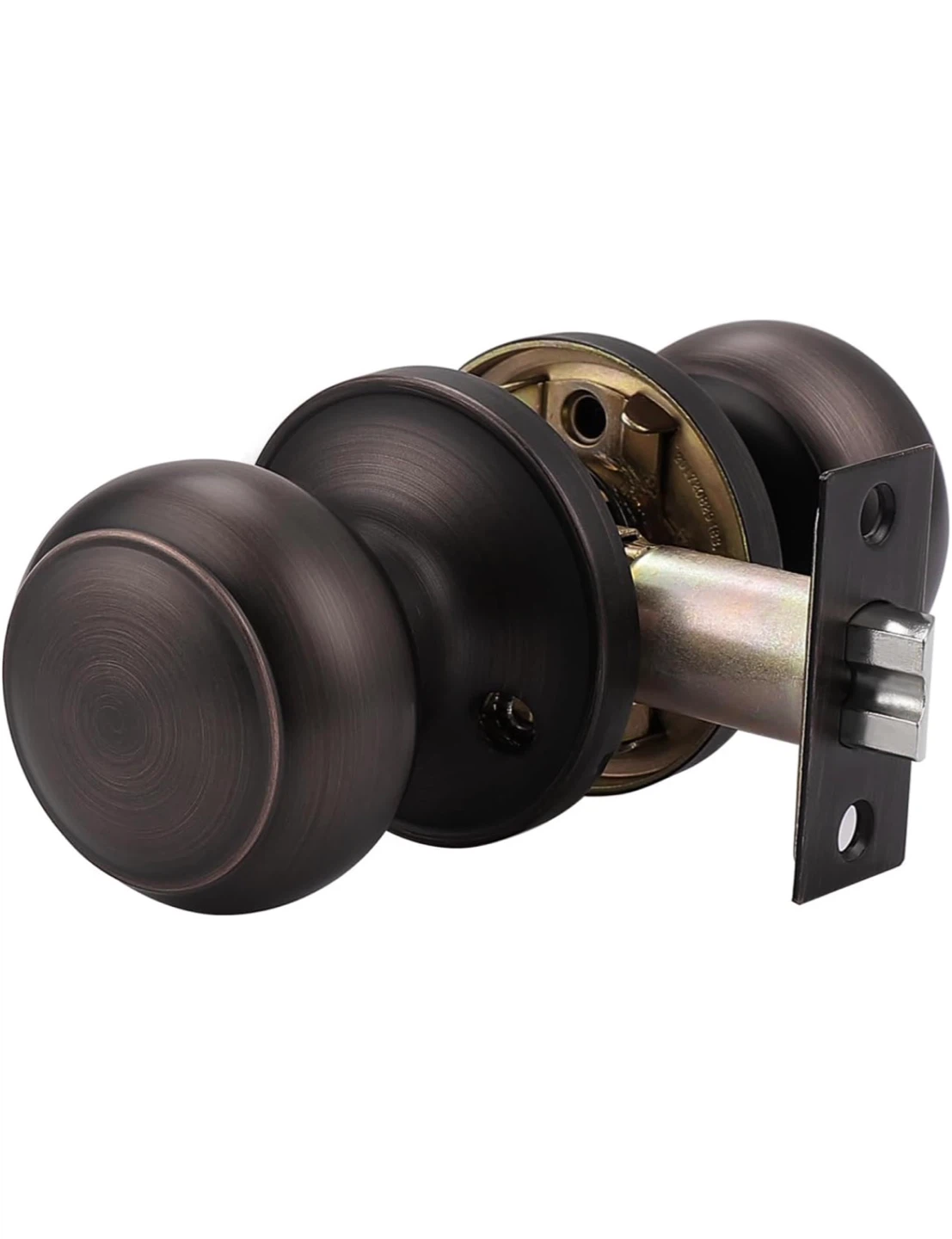 Probrico 5 Pack Oil Rubbed Bronze Interior Door Knobs - photo 4