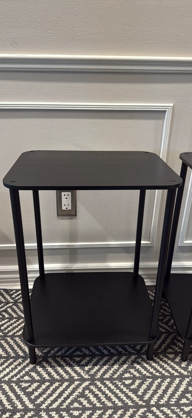 Black End Tables (Set of 2)