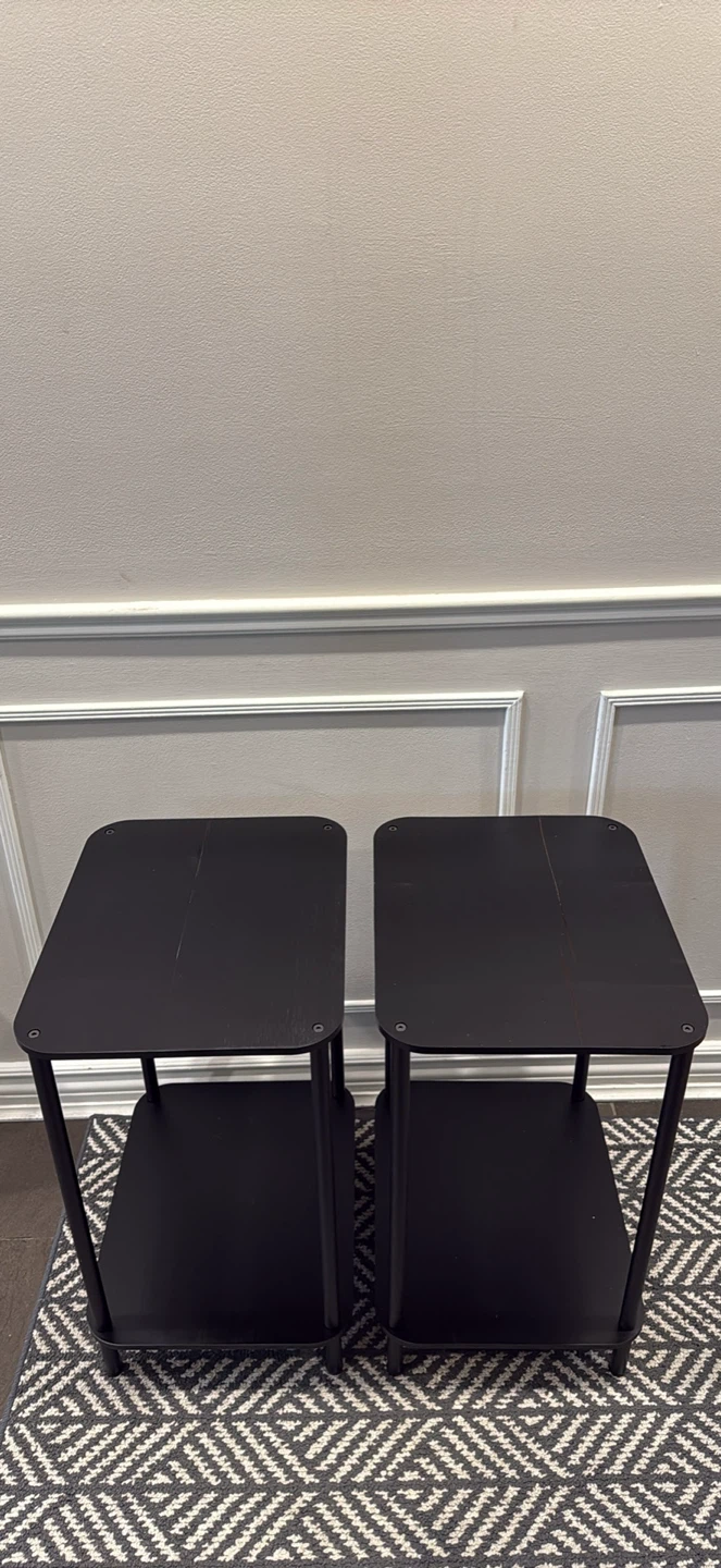 Black End Tables (Set of 2) - photo 2