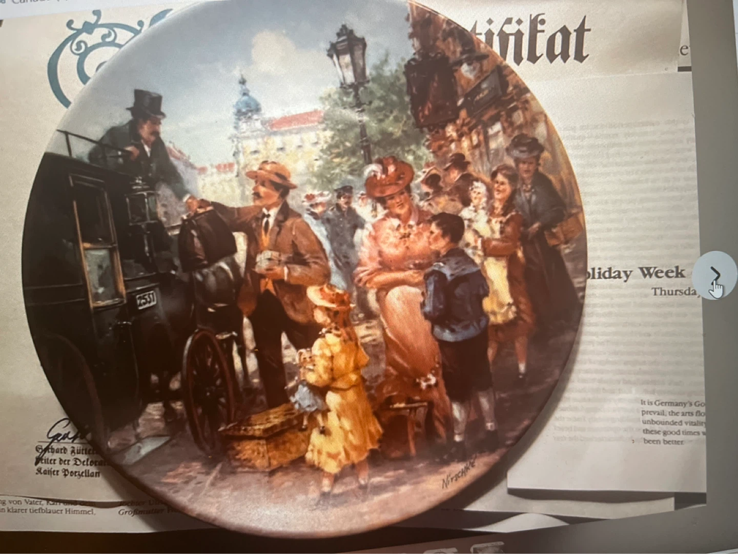 Berlin Design The Holiday Week of the Family Kappelman Plate - photo 2