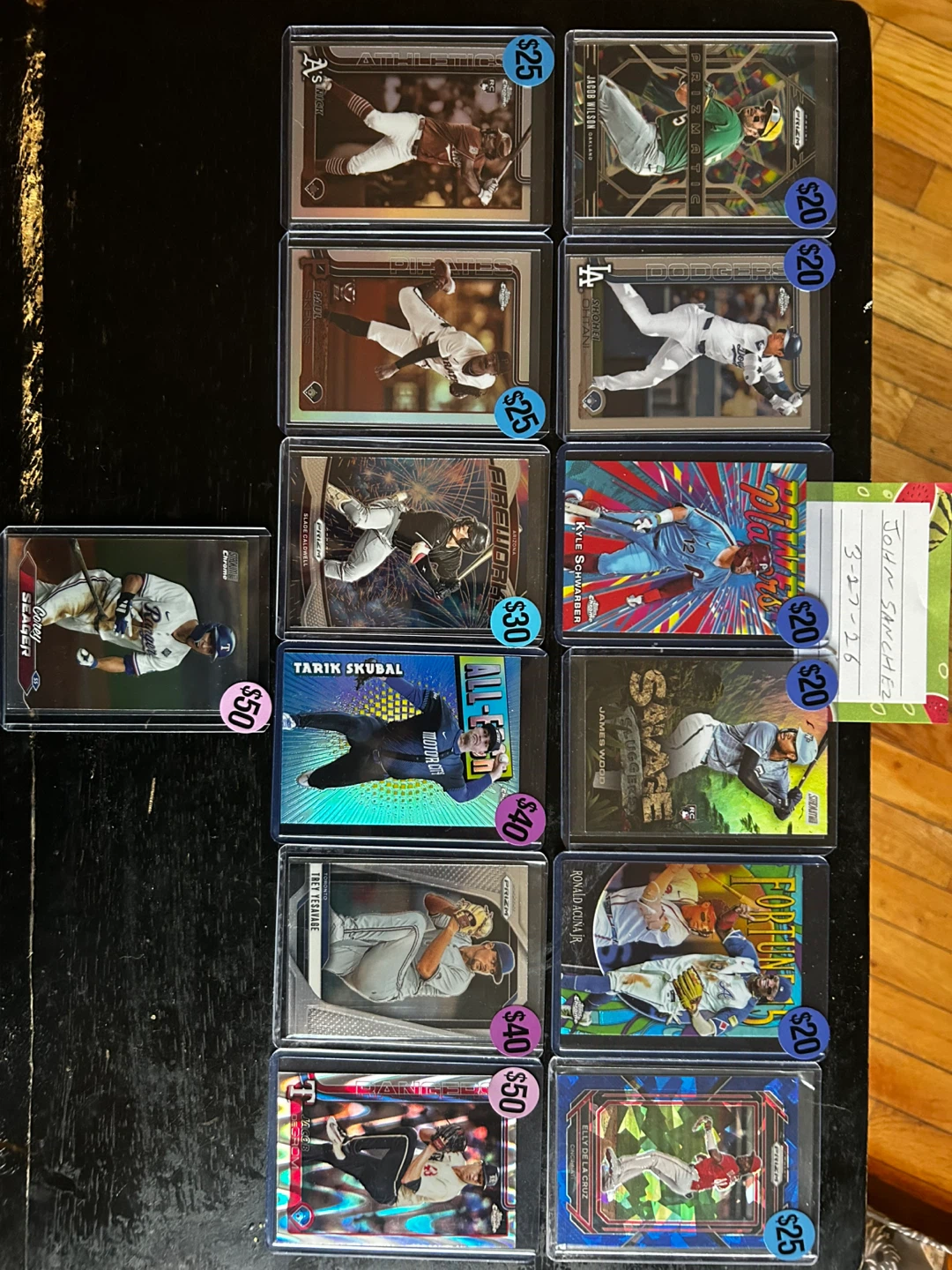 Baseball Trading Cards Collection