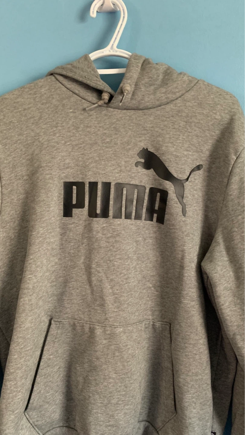 Puma Grey Hoodie Size L
