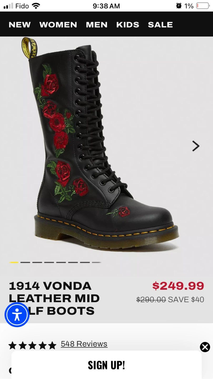 Dr. Marten’s 1914 Vonda Mid Calf Boots