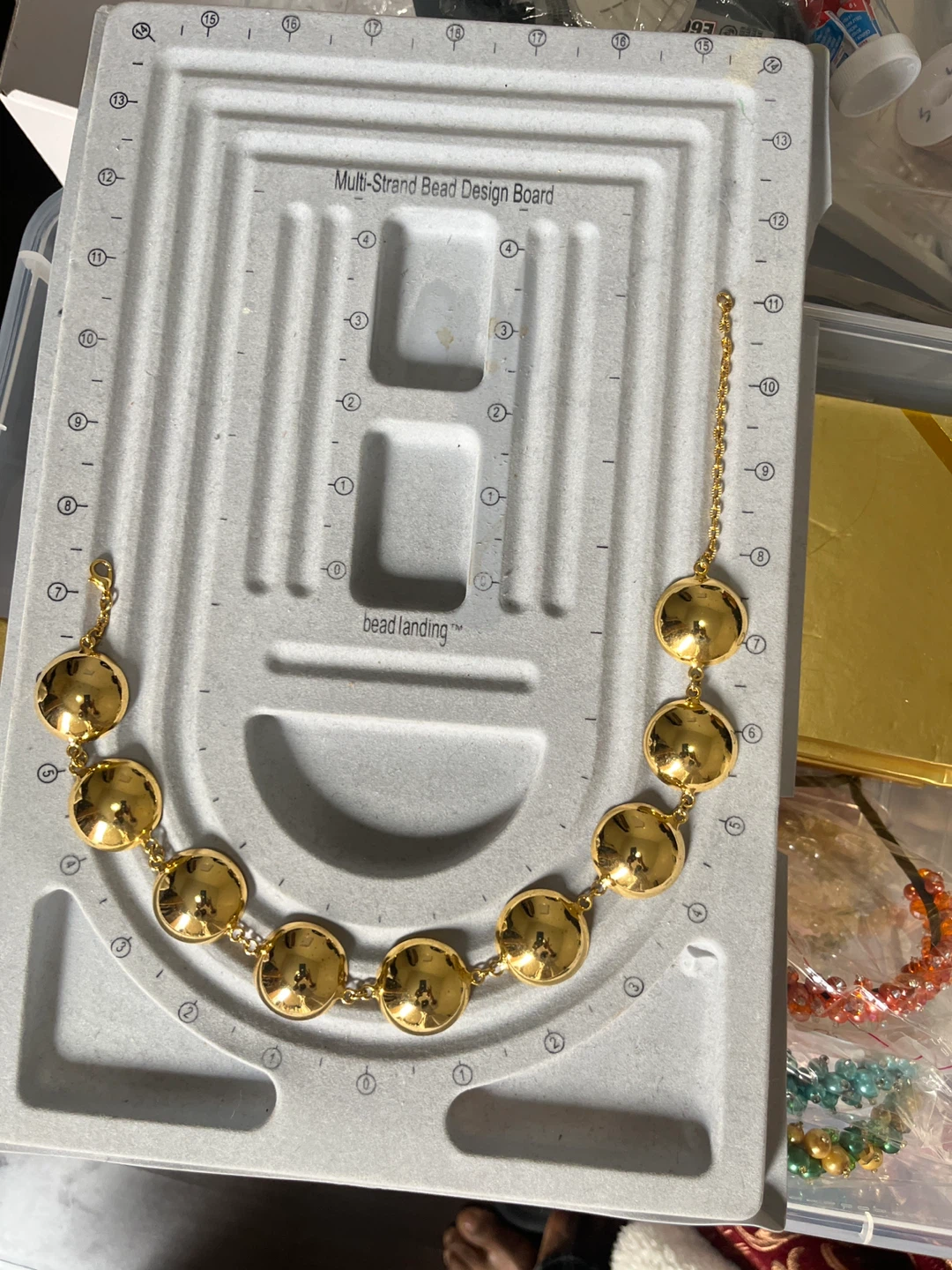 Gold Tone Statement Necklace - photo 4
