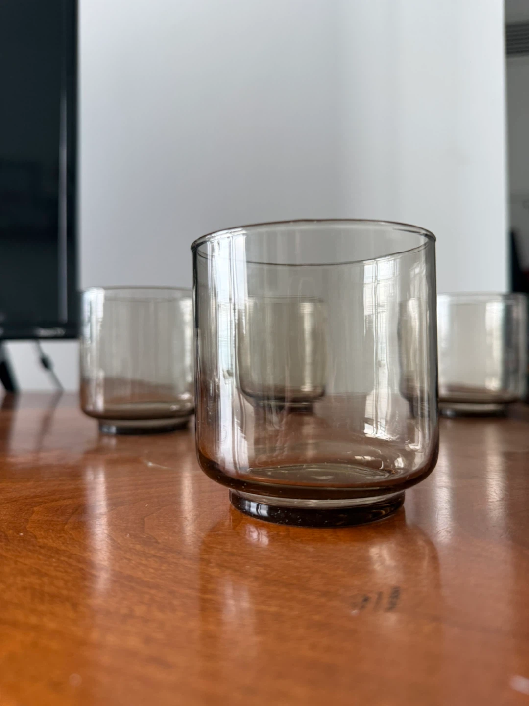 MCM Smoked Glass Tumblers - photo 2