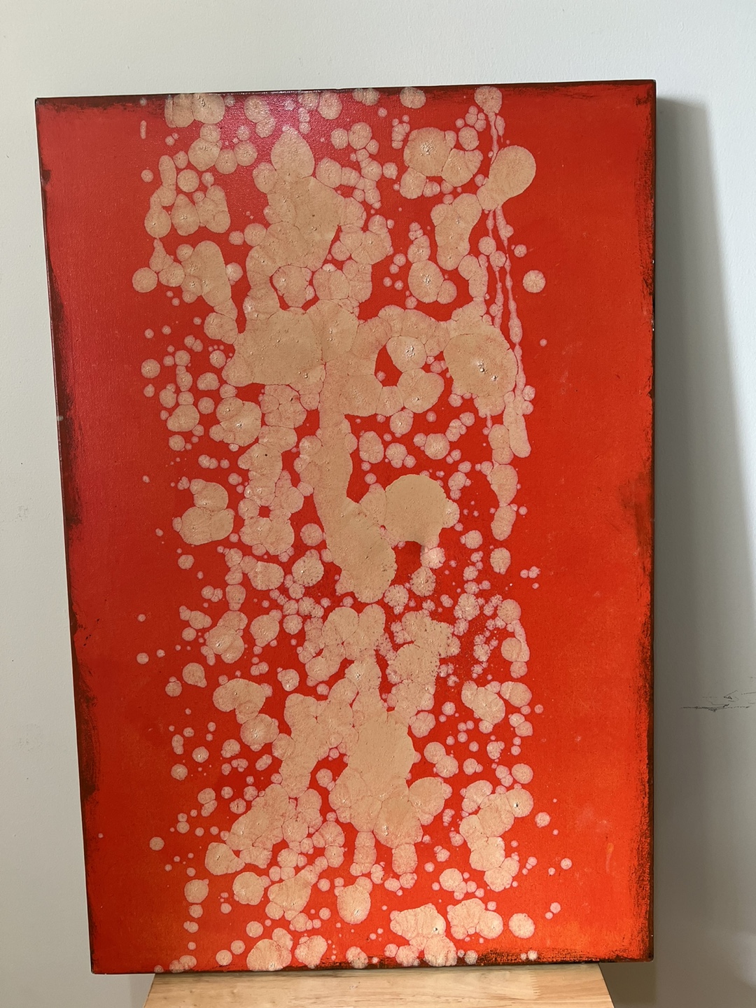 Abstract Painting Canvas Art - 36” x 24”