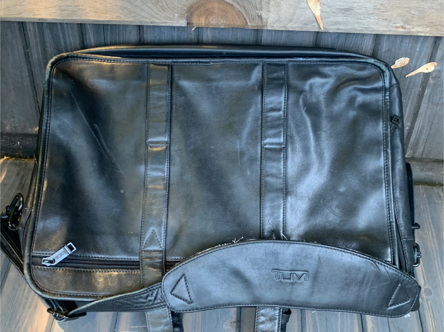 Tumi Black Leather Briefcase - photo 2
