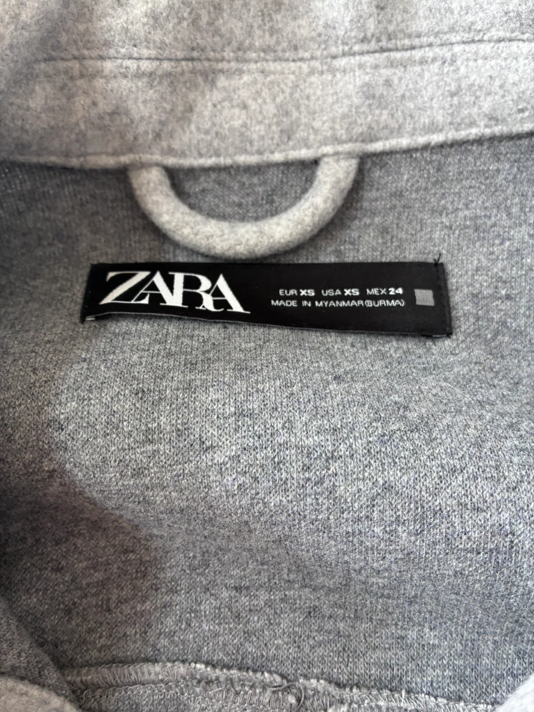 Zara Grey Wool Blend Shirt Jacket - photo 2