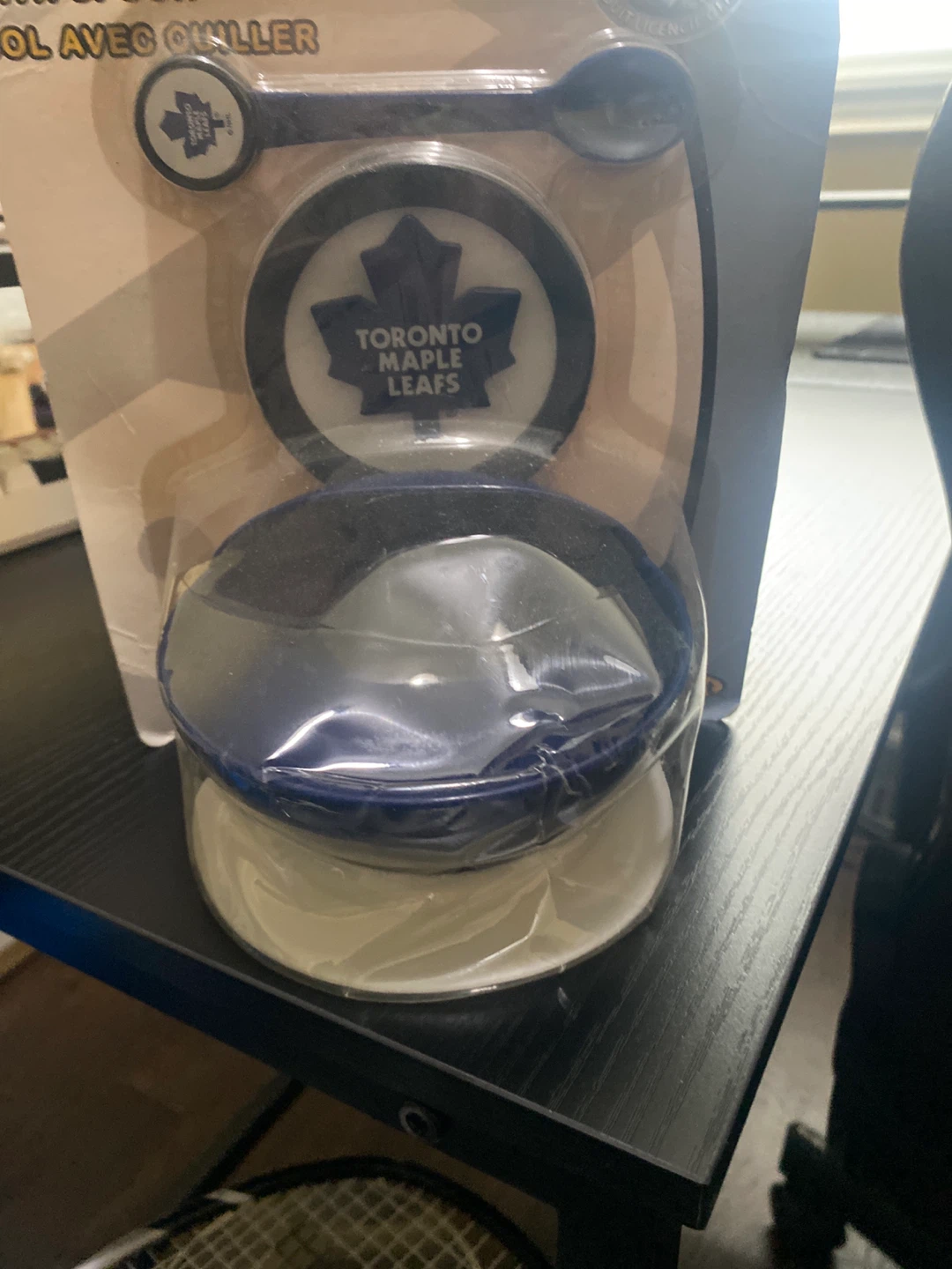 Toronto Maple Leafs Ice Cream Bowl and Spoon Set