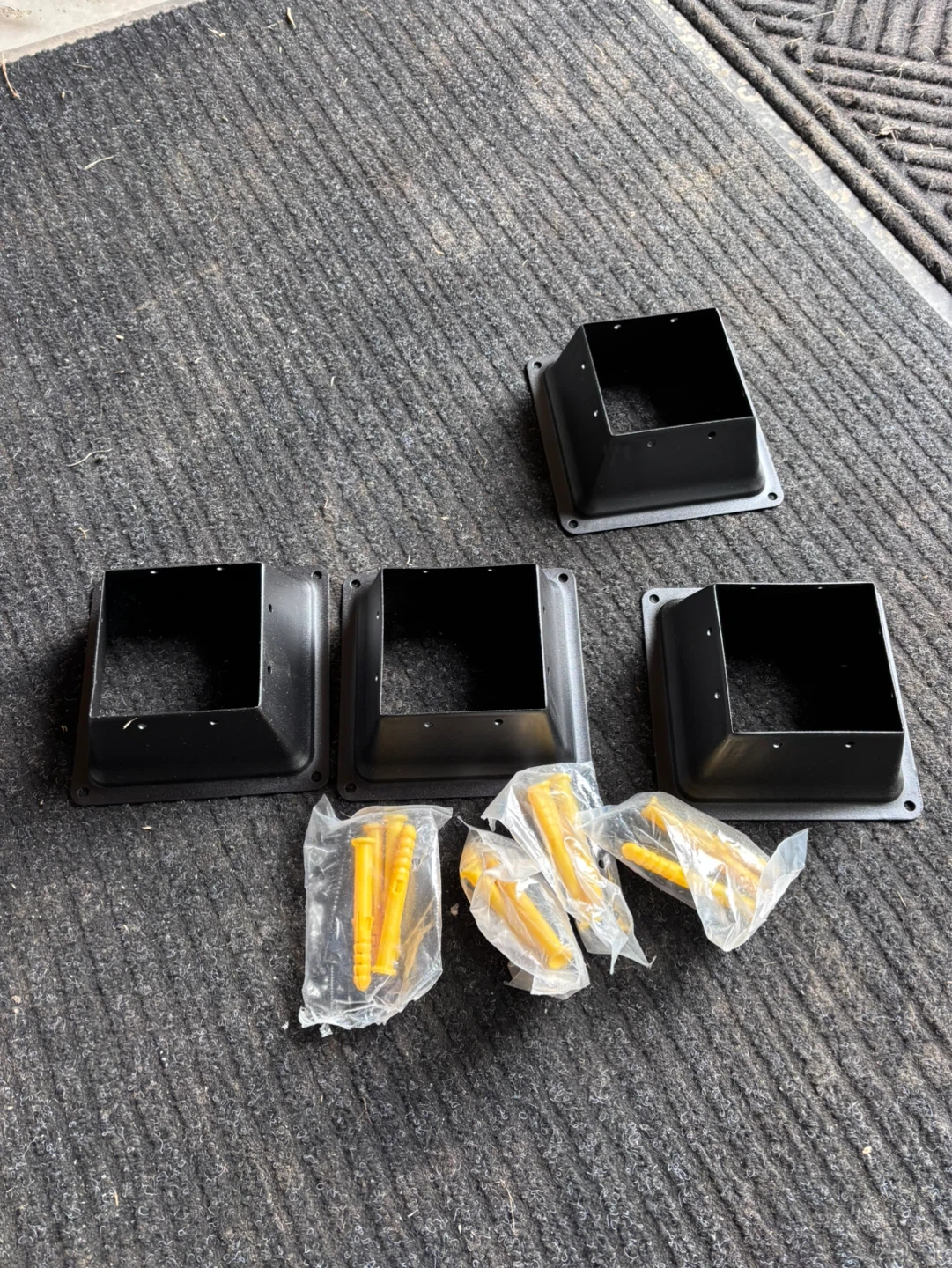 4x4 Galvanize square mounting base