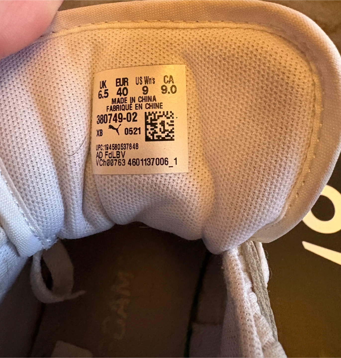 Puma White Lace-Up Sneakers - Women's Size 9 - photo 2