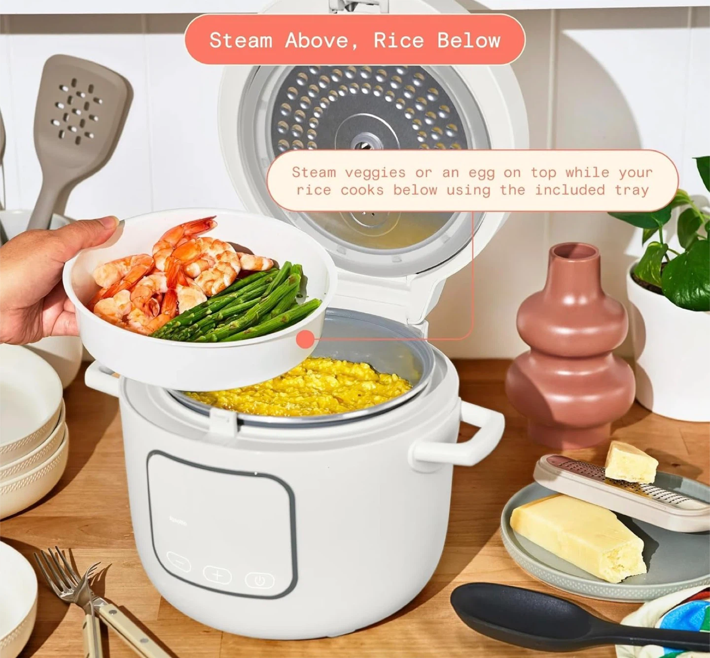 Multi-Function Rice Cooker with 8 Smart Presets - photo 4