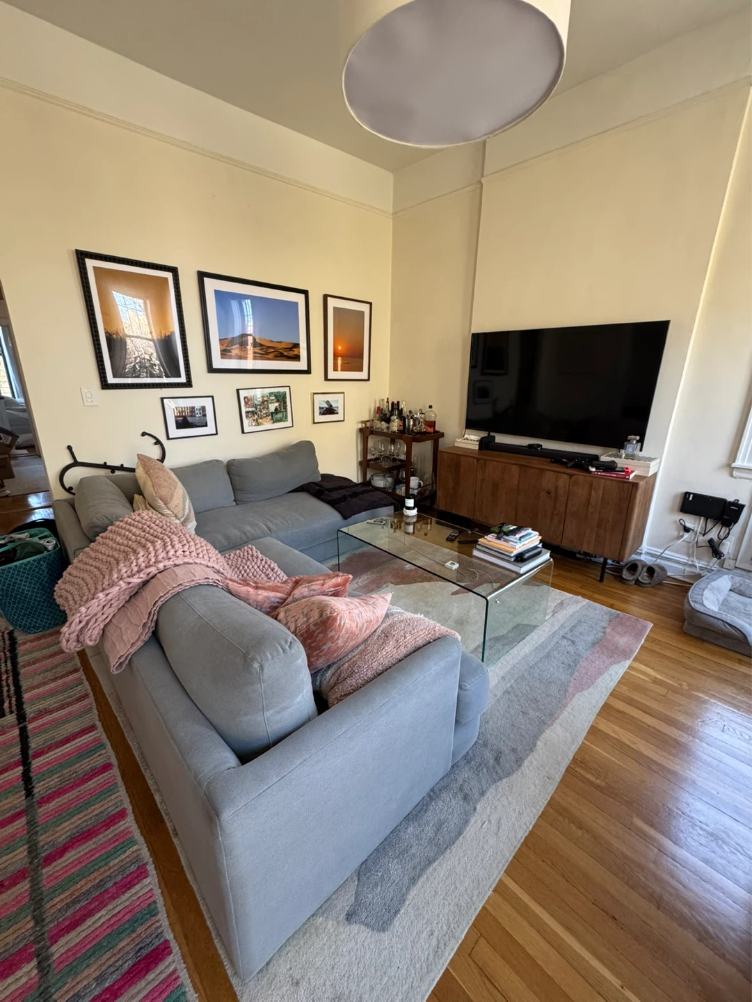 West Elm Grey Sectional Sofa - photo 3