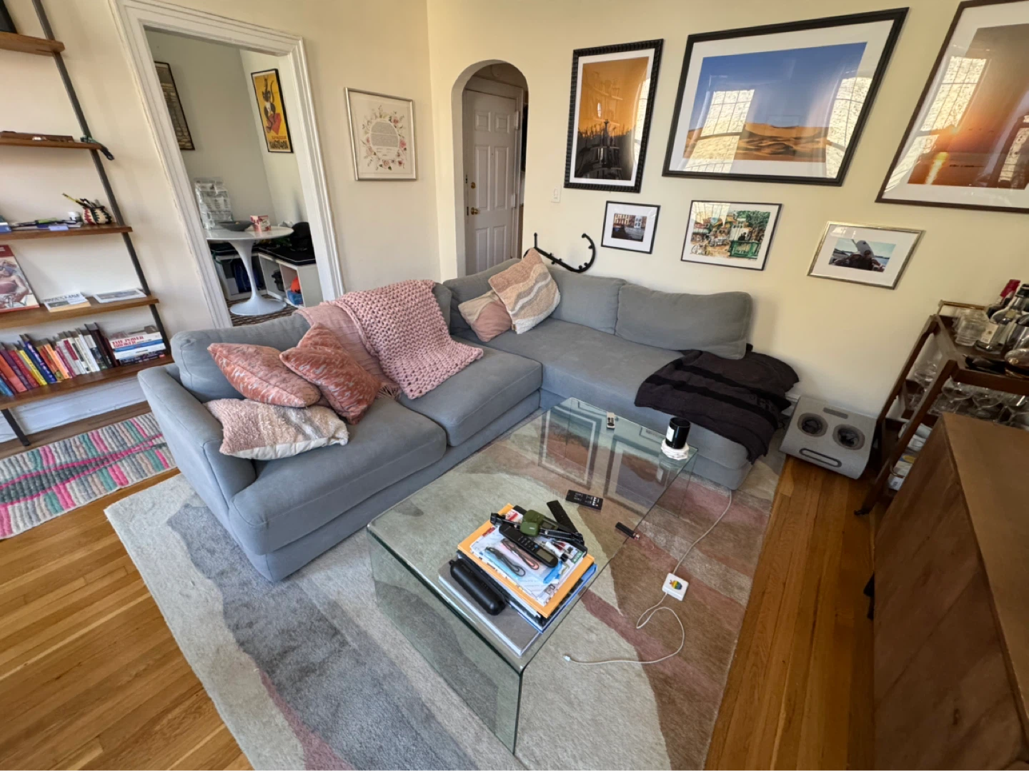 West Elm Grey Sectional Sofa
