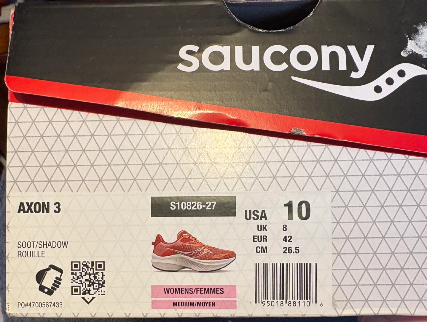 Saucony Axon 3 Women's Running Shoes - Pink - Size 10 - photo 3
