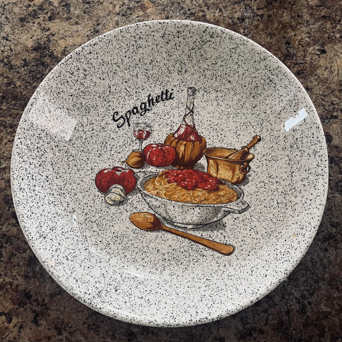 Large Spaghetti Plate