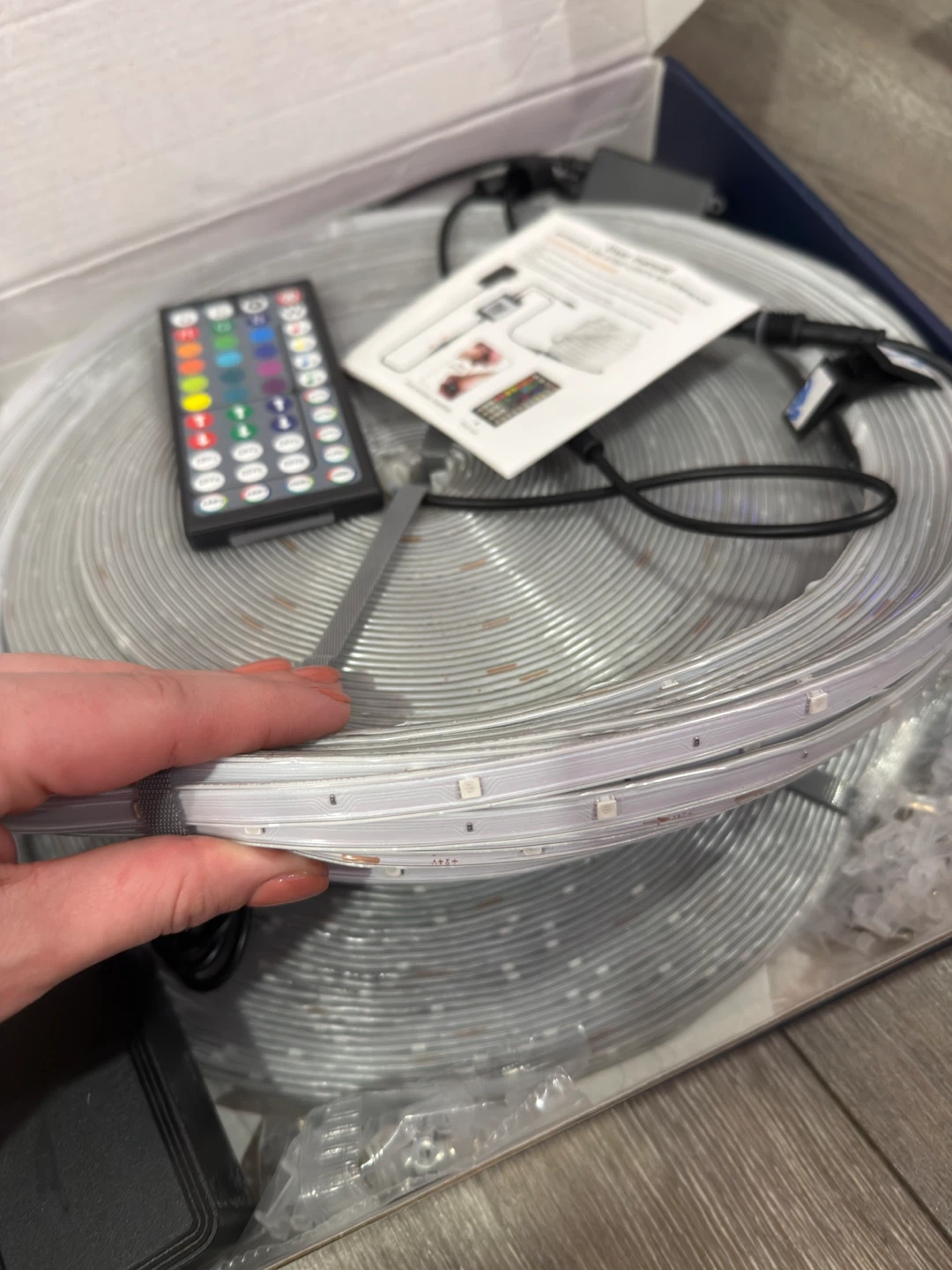 LETIANPAI 400FT Outdoor LED Strip Lights Waterproof with Remote