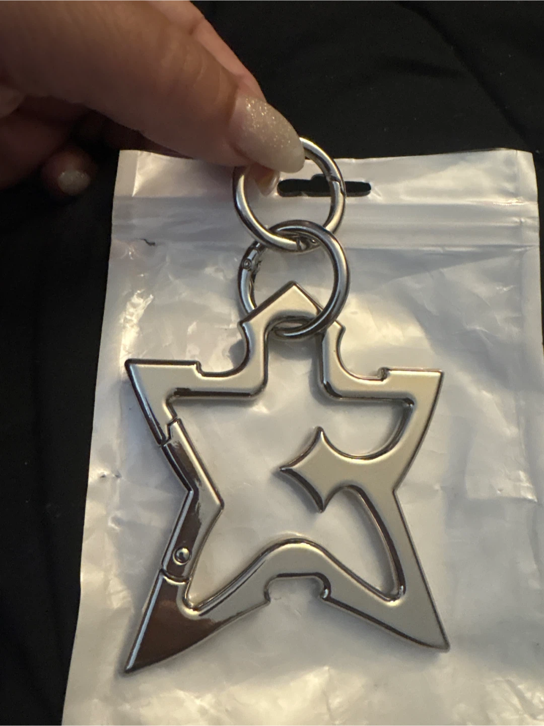 New Unique Sturdy Star Shaped Keychain Clip