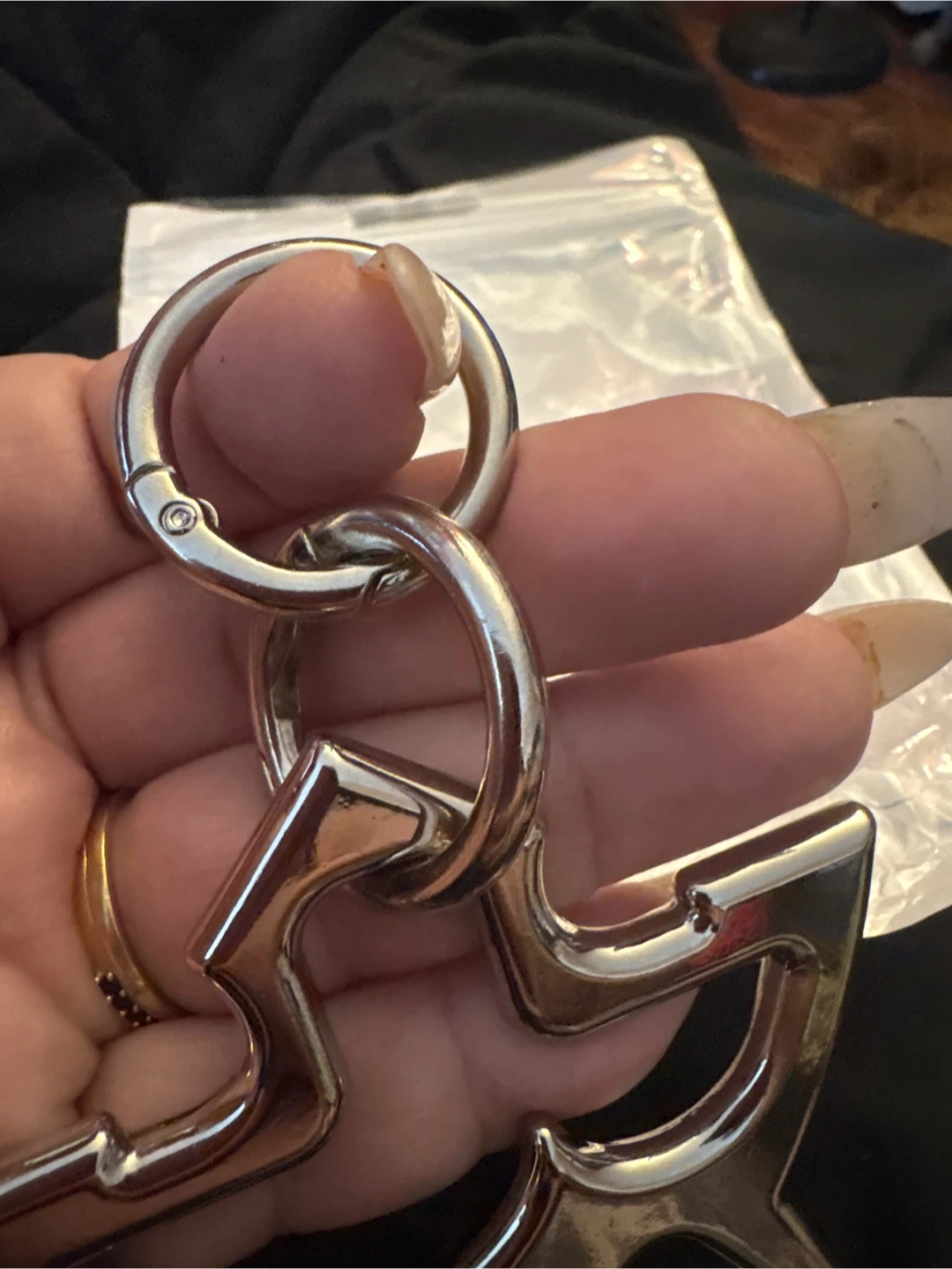 New Unique Sturdy Star Shaped Keychain Clip - photo 4
