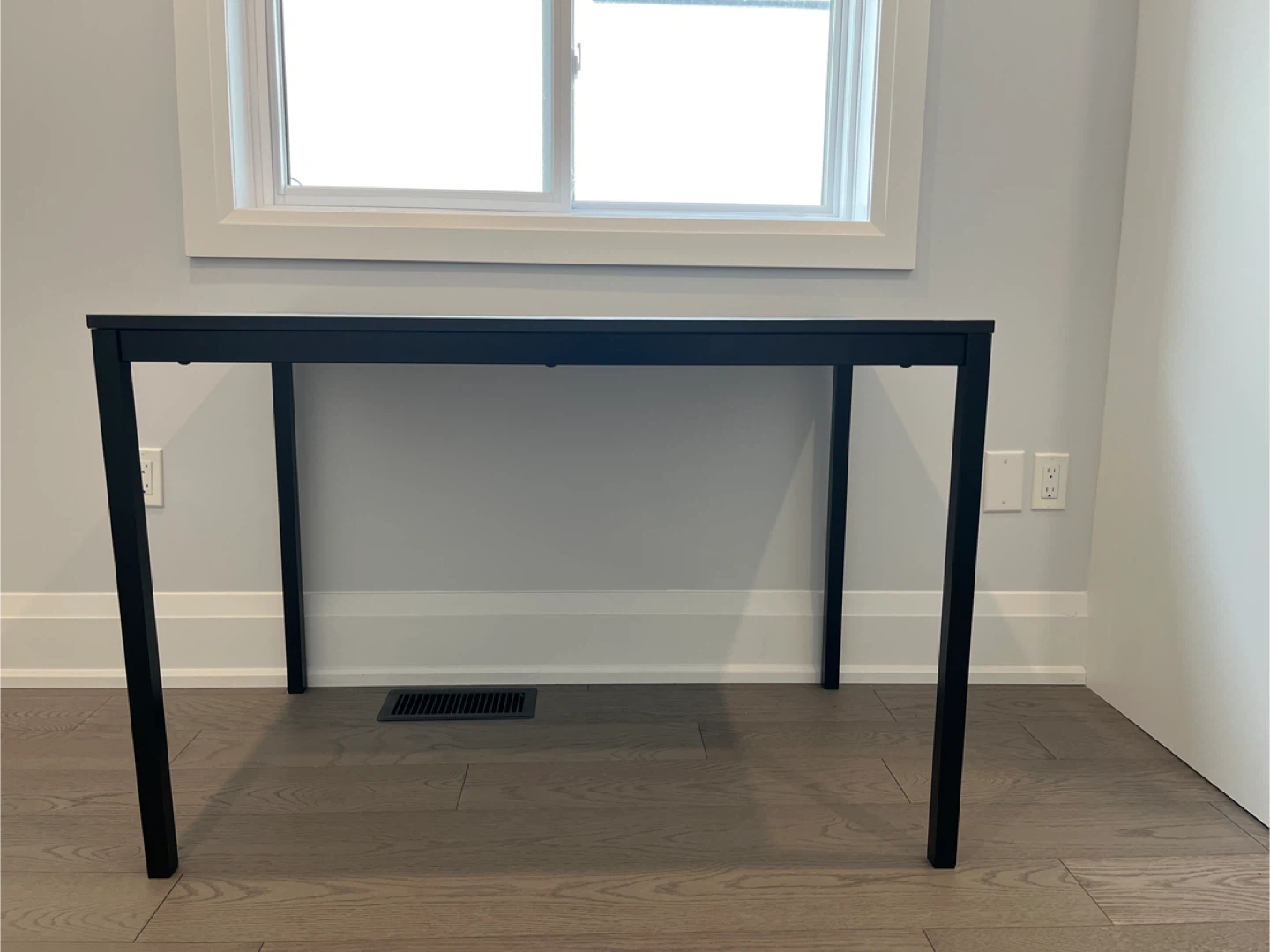 IKEA Black rectangular table(Pick up only-The price is final)
