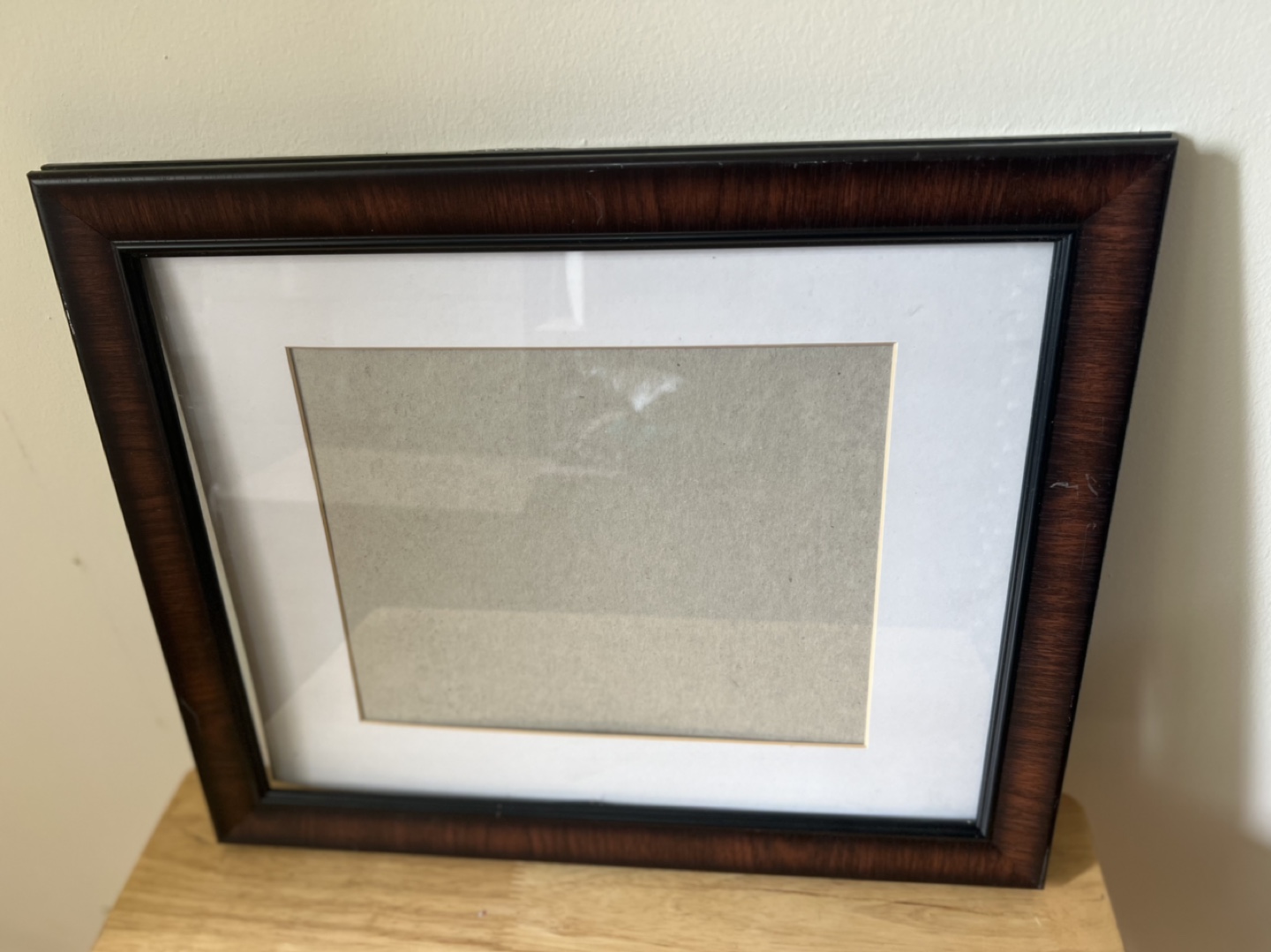 Wood Picture Frame - 16” x 13” (inside 9.5” x 7.5”)
