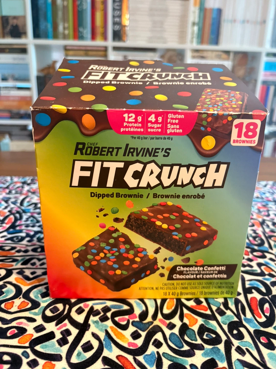 12 Robert Irvine's Fit Crunch Dipped Brownies