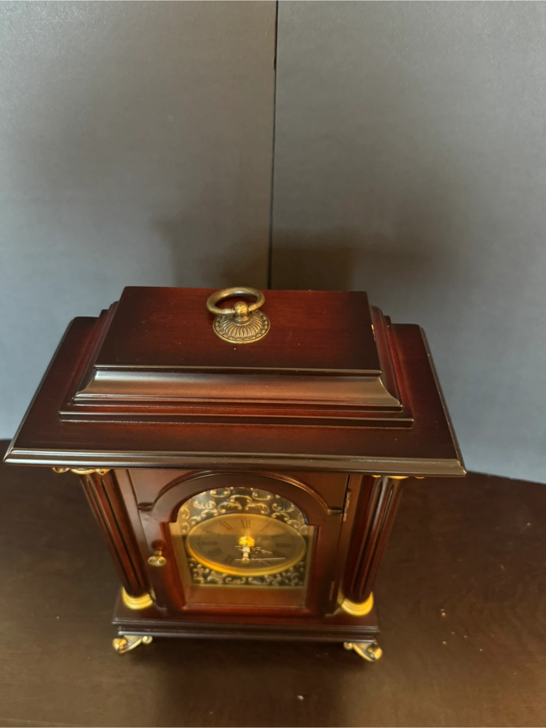 Bombay Company Wooden Mantel Clock - photo 2