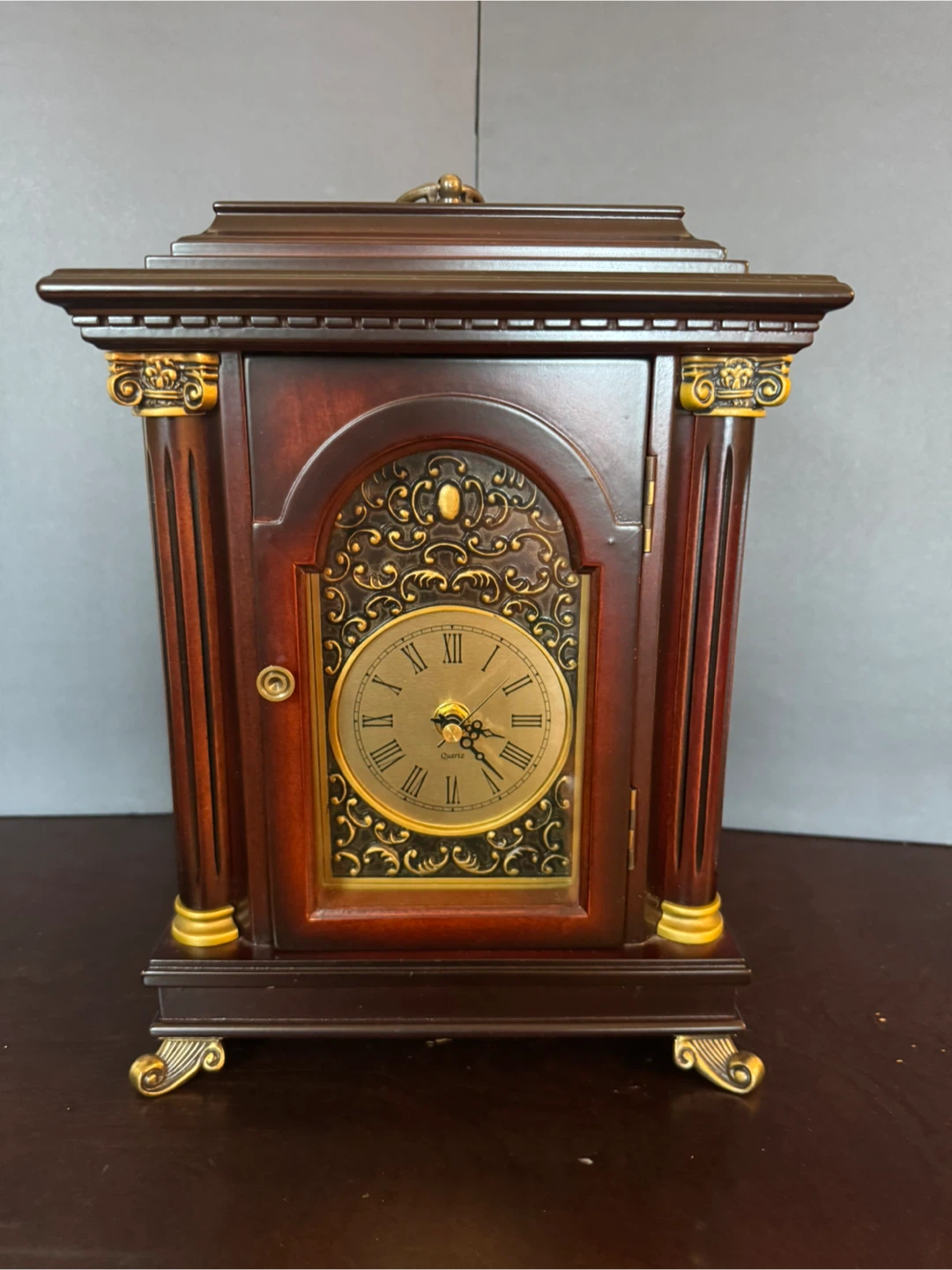 Bombay Company Wooden Mantel Clock