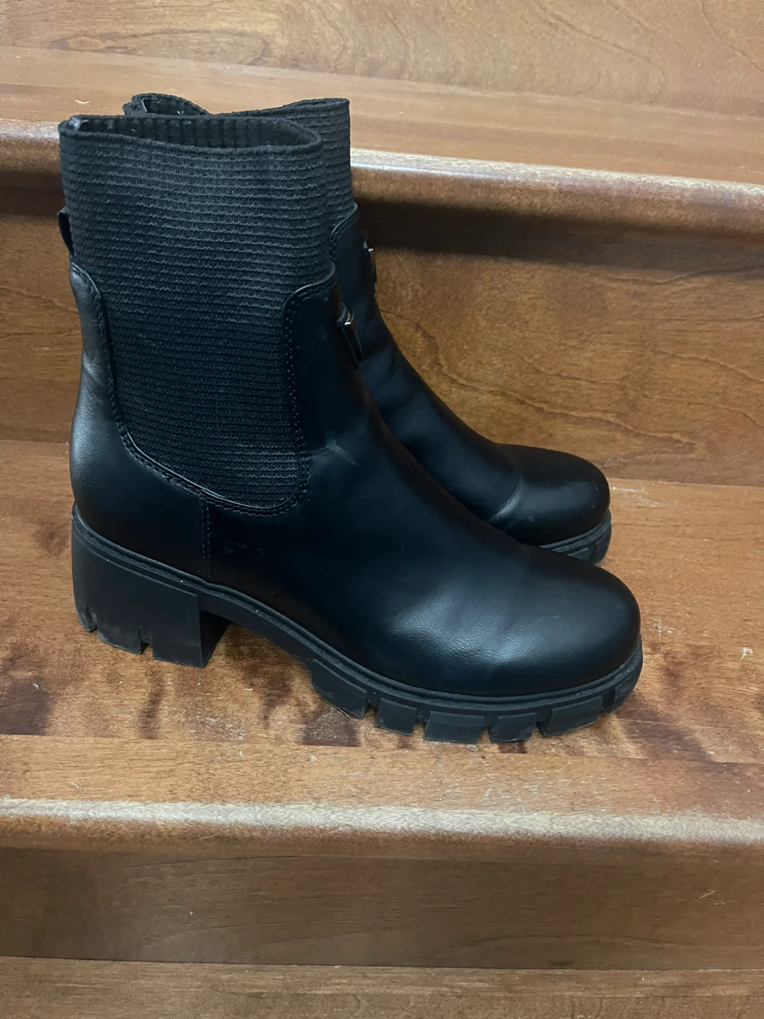 Guess Black Chelsea Combat Boots - photo 3