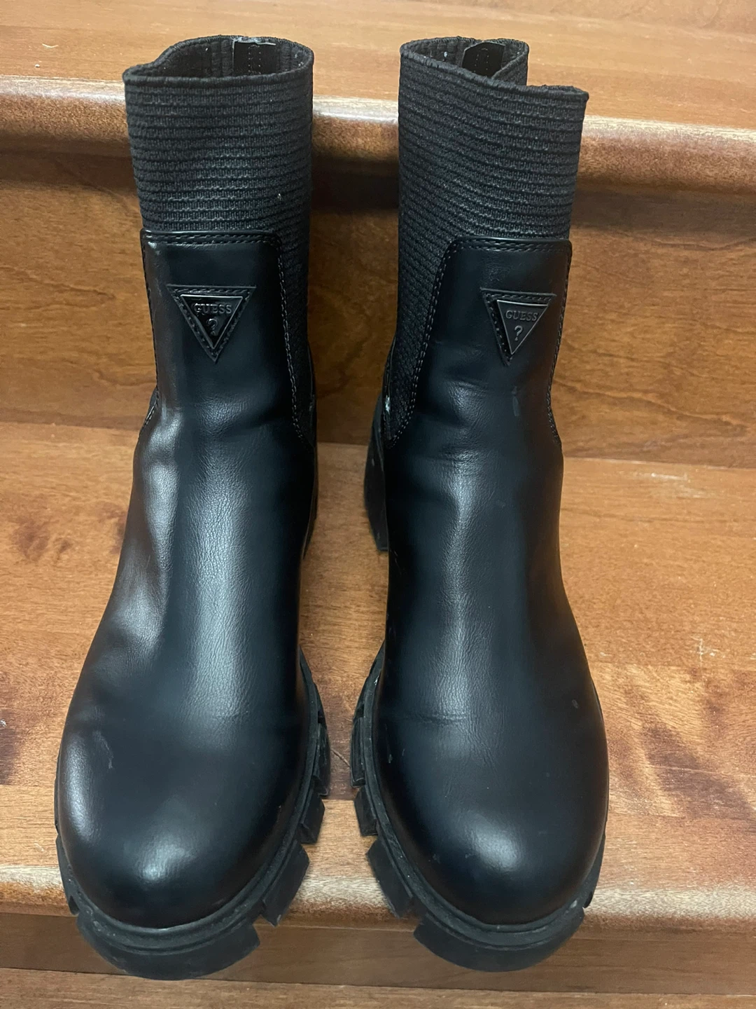 Guess Black Chelsea Combat Boots - photo 2