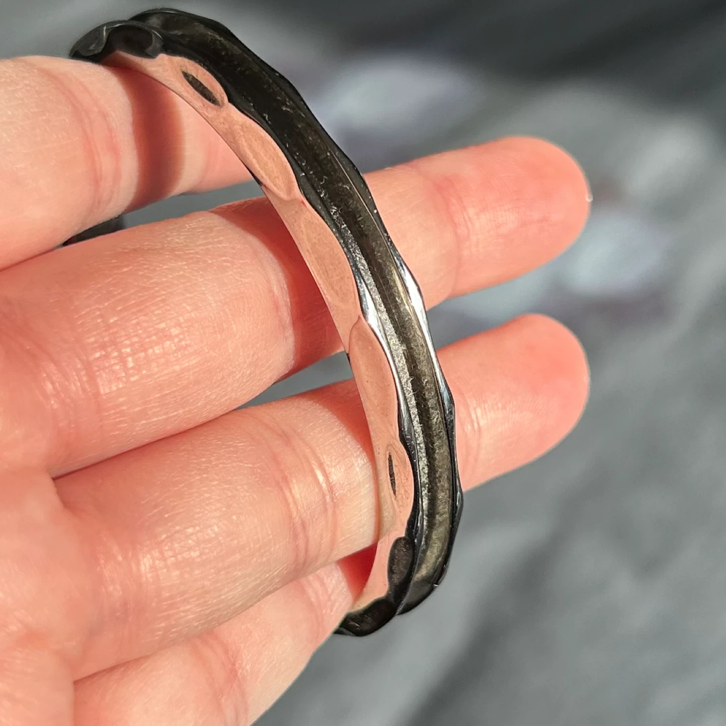 Silver Tone Cuff Bracelet