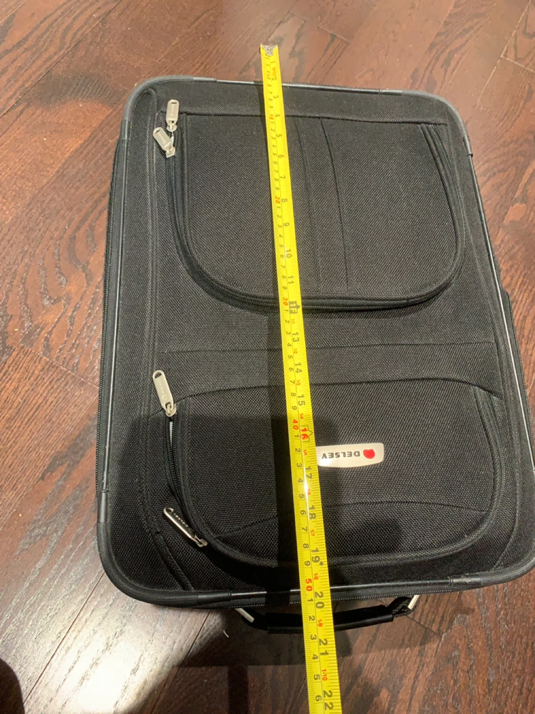 Delsey Black Softside Carry-On Luggage suitcase - photo 2