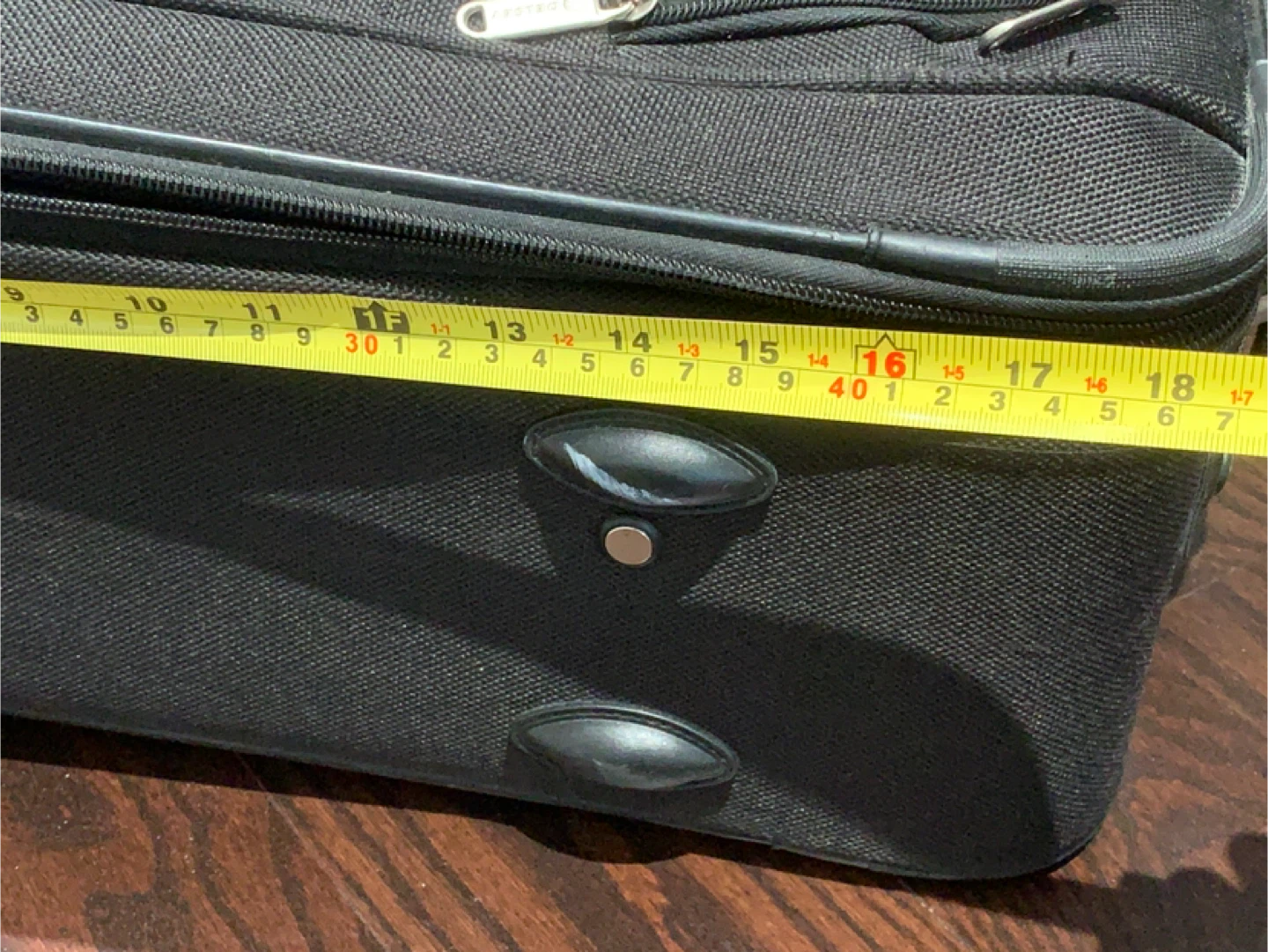 Delsey Black Softside Carry-On Luggage suitcase - photo 5