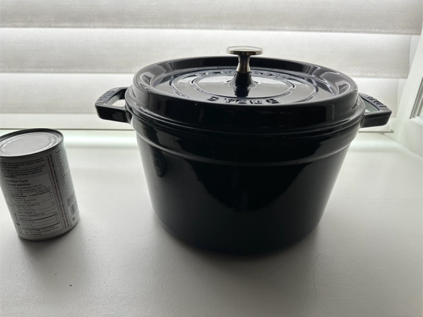 Staub 5-Qt. Dark Blue Tall Round Cocotte Dutch oven