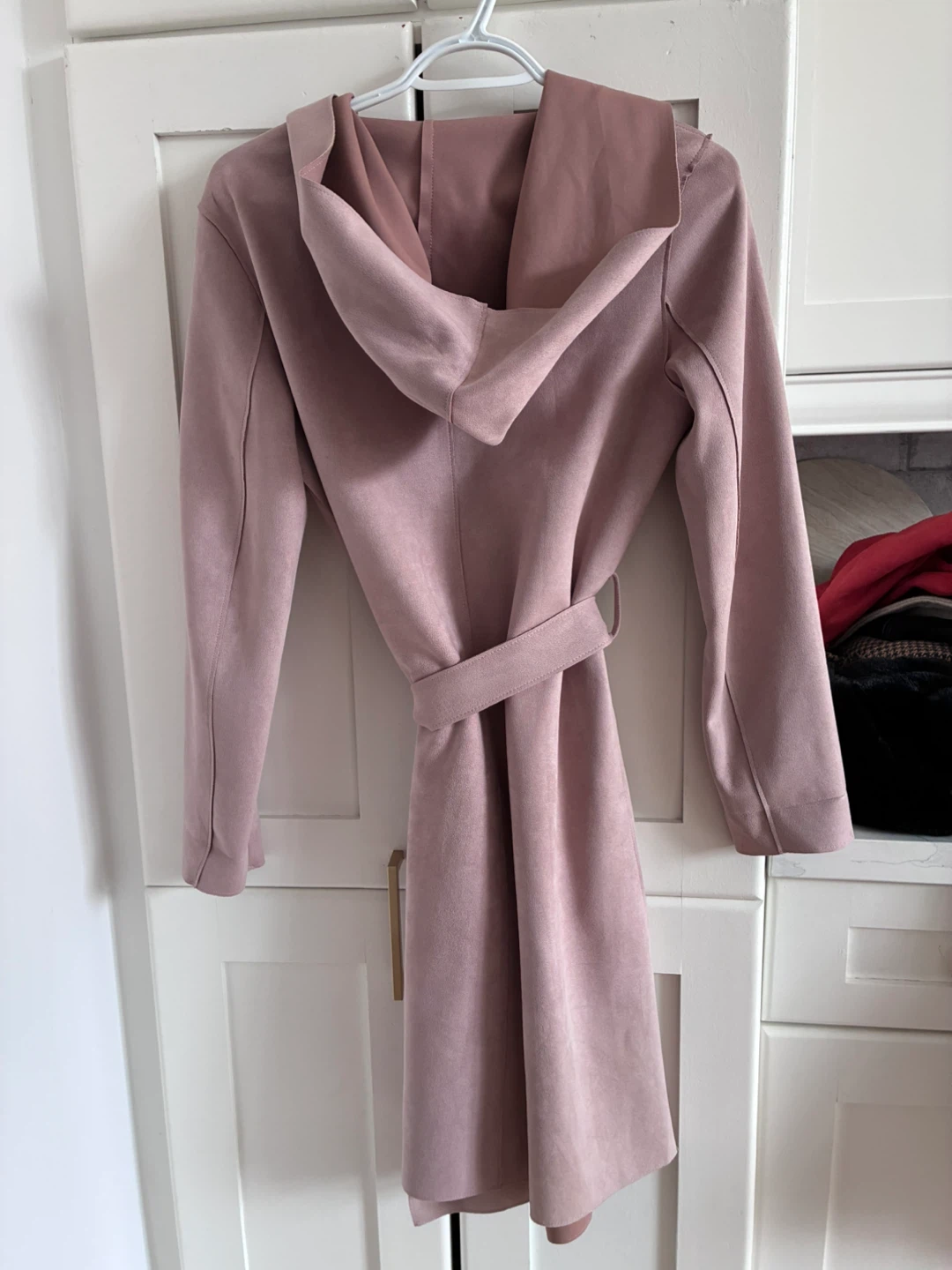 ZARA Hooded Belted Coat - Size XS - photo 3