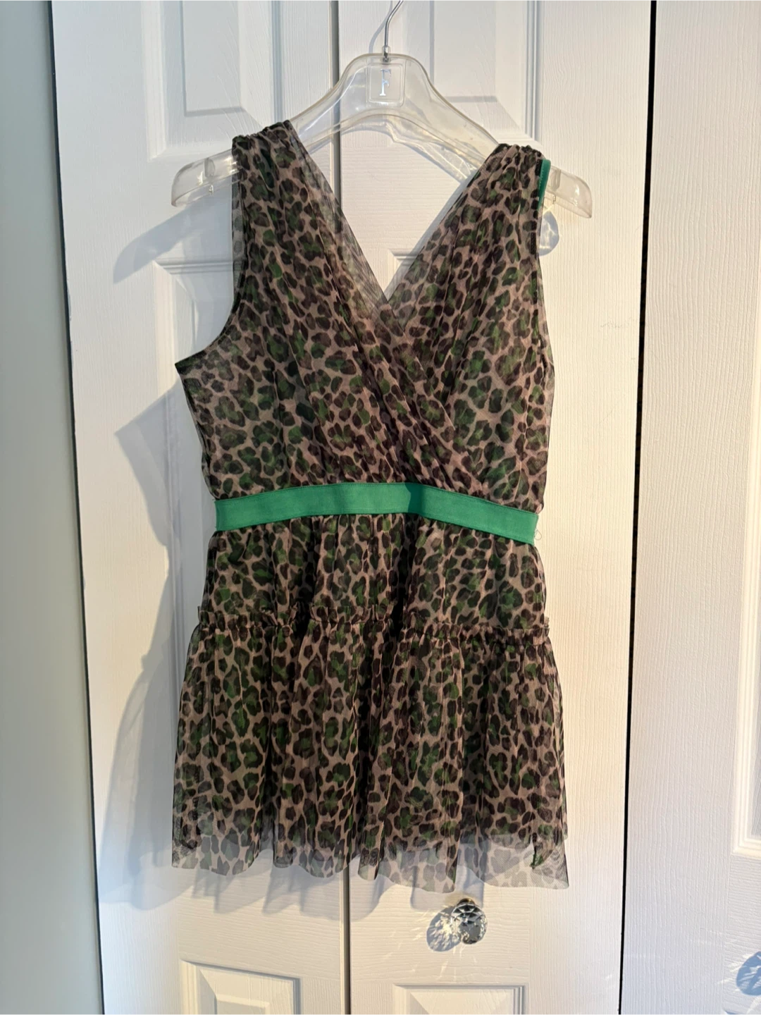 Vanessa Scott Leopard Print Sheer Top - photo 3