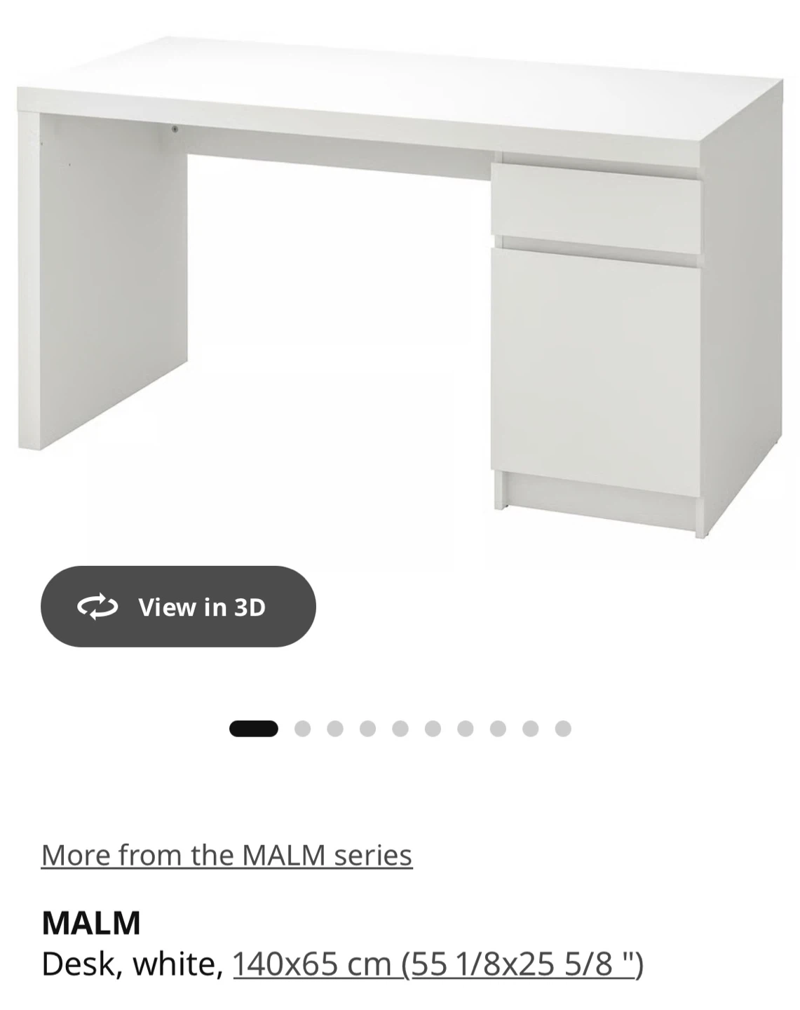 FREE- IKEA Malm Desk, white