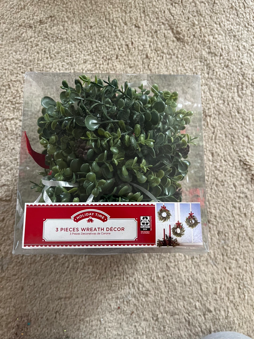 32-Inch Green Fiber Optic Christmas Tree with Ornaments - photo 2