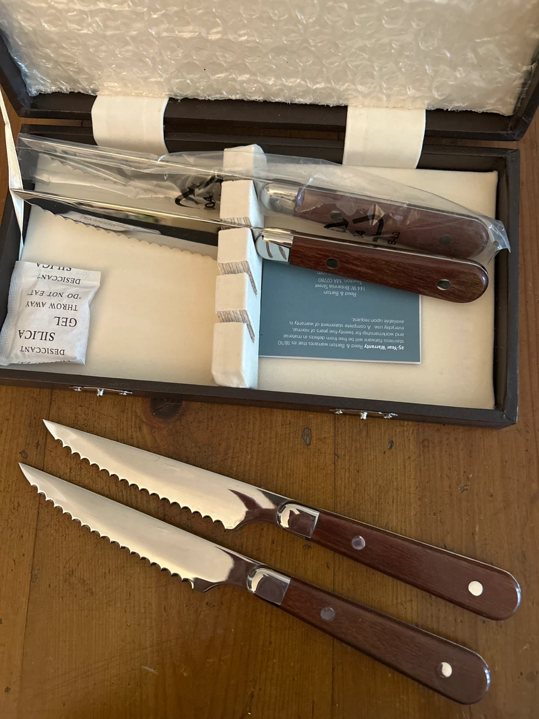 Reed & Barton Fulton 4-Piece Steak Knife Set 🥕 - photo 3