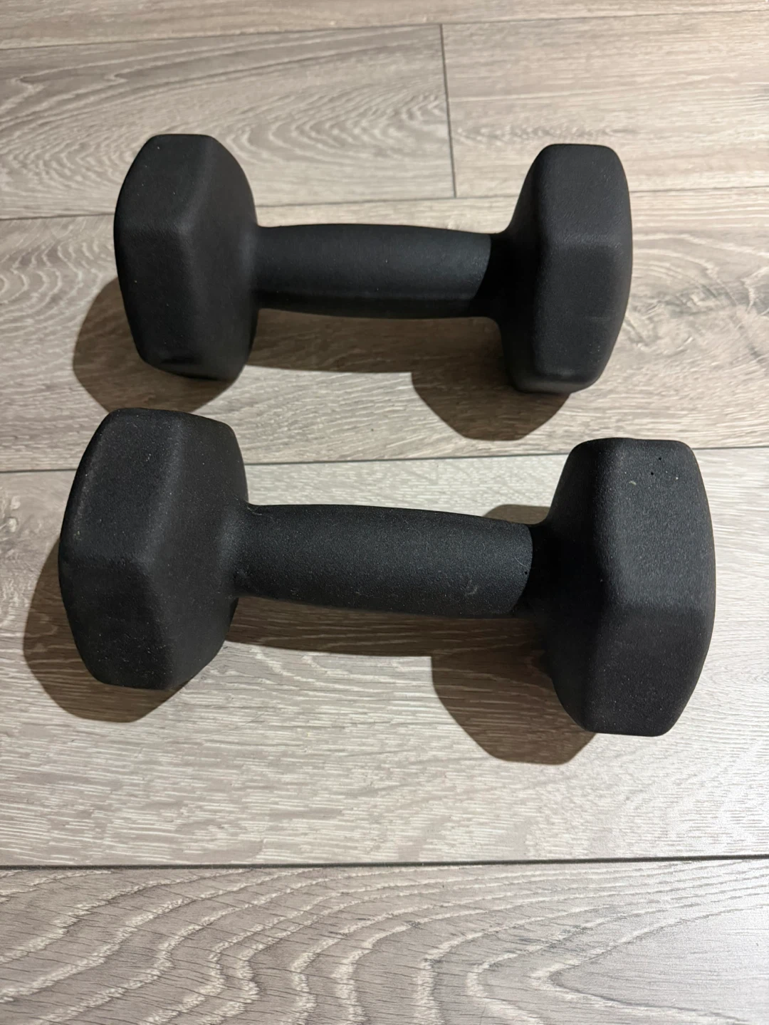 Pair of 15lb Hex Dumbbells