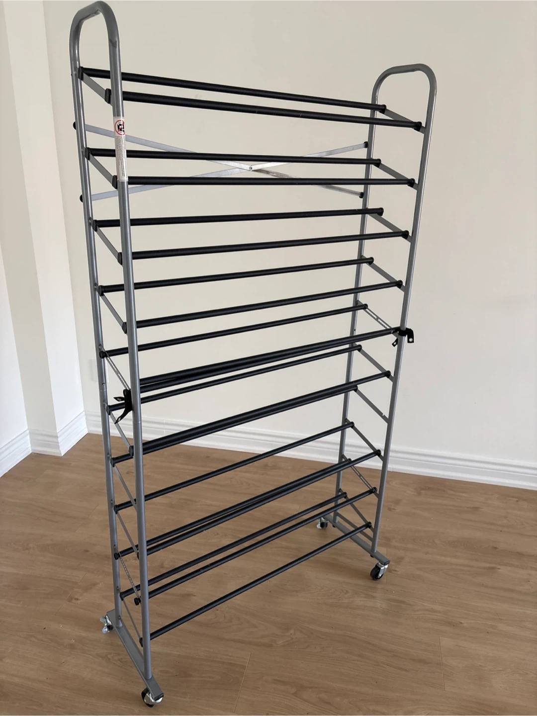 Metal Rolling Shoe Rack OPEN TO OFFERS - photo 2
