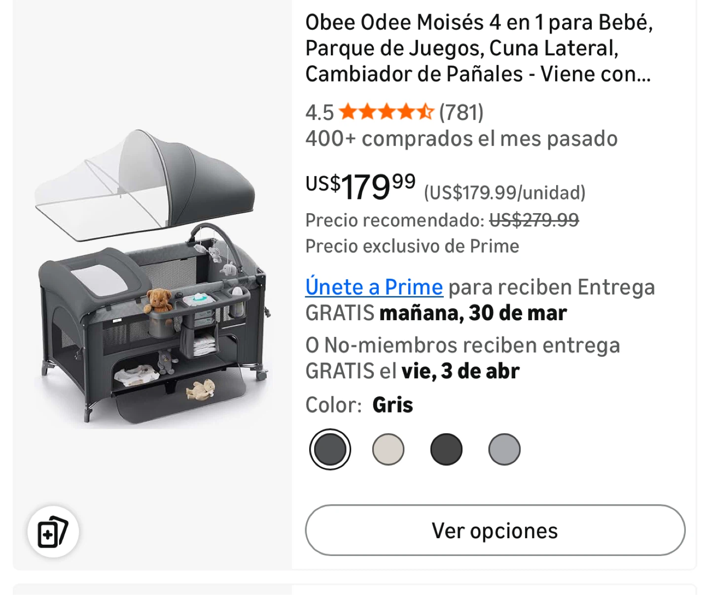 Obee Odee Moisés 4 in 1 Playard - photo 3
